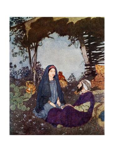 Giclee Print: If the Dessert Were My Home, the Would I Let the World Go By, C1900-1950 by Edmund Dulac: 24x18in