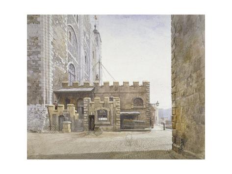 Giclee Print: Ordnance Office at the Bottom of the White Tower, Tower of London, Stepney, London, 1883 by John Crowther: 24x18in