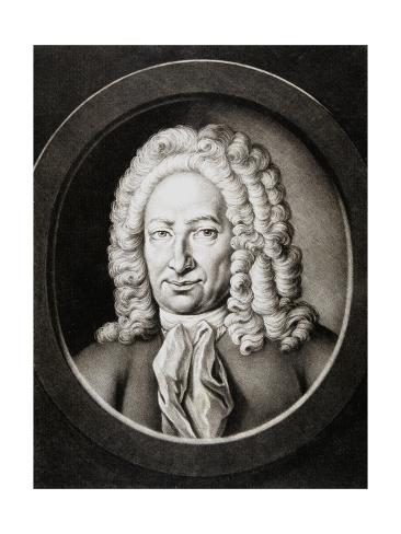 Giclee Print: Gottfried Wilhelm Von Leibniz, German Philosopher and Mathematician, 1781 by Johann Elias Haid: 24x18in