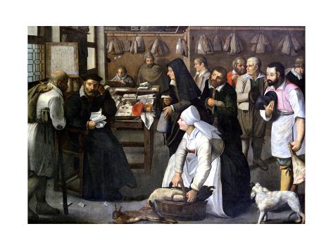 Giclee Print: The Sale of Nature, C1584-1637 by Pieter Brueghel the Younger: 24x18in