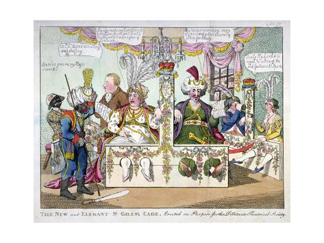 Giclee Print: The New and Elegant St Giles's Cage, 1802 by Williams: 24x18in