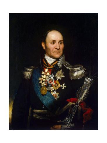 Giclee Print: Portrait of Count Matvei Ivanovich Platov, (1757-181), 1814 by Thomas Phillips: 24x18in