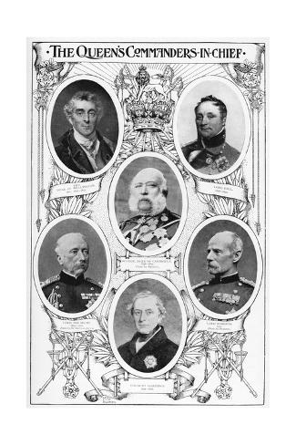 Giclee Print: Queen Victoria's Commanders in Chief, 1901: 24x16in