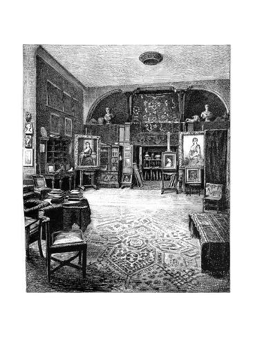 Giclee Print: The Studio of Sir Frederic Leighton, C1880-1882: 24x18in