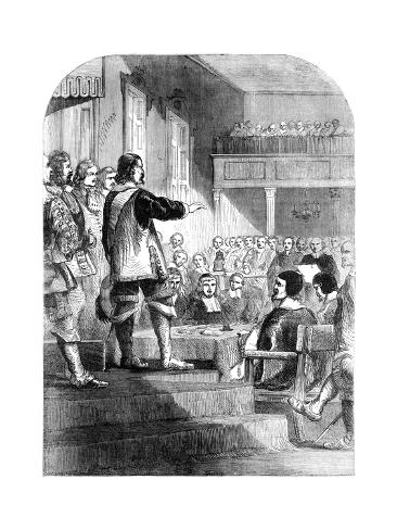 Giclee Print: Oliver Cromwell, Refusing to Accept the Crown, C1902: 24x18in