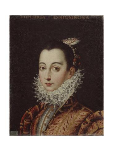 Giclee Print: Portrait of Vittoria Accoramboni (1557-158), C. 1580 by Scipione Pulzone: 24x18in