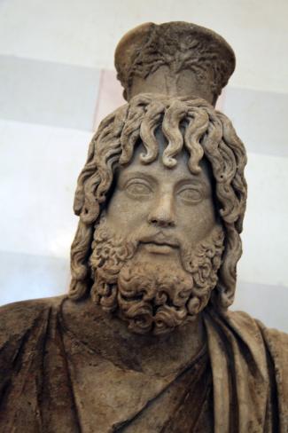 Photographic Print: Statue of Serapis, Greco - Egyptian God of the Underworld: 24x16in