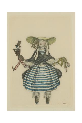 Giclee Print: Costume Design for the Ballet the Fairy Doll by J. Bayer, 1903 by Léon Bakst: 24x16in