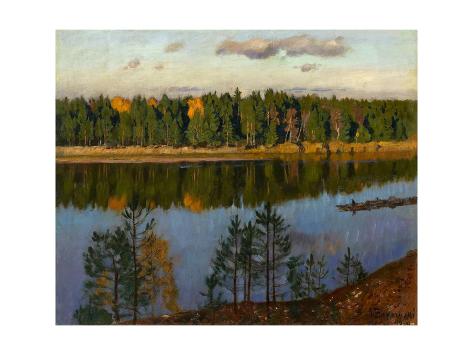Giclee Print: Autumn, 1930 by Stanislav Yulianovich Zhukovsky: 24x18in