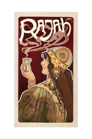 Giclee Print: Rajah Coffee, 1899 by Henri Privat-Livemont: 24x16in