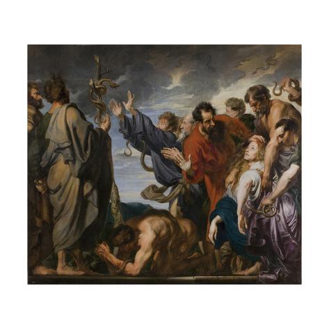 Giclee Print: The Brazen Serpent by Sir Anthony Van Dyck: 16x16in