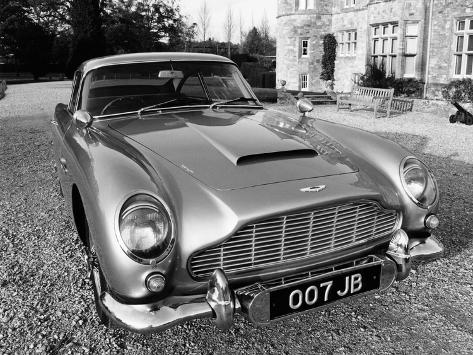 Photographic Print: James Bond's Aston Martin DB5, Used in the Film Goldfinger: 16x12in