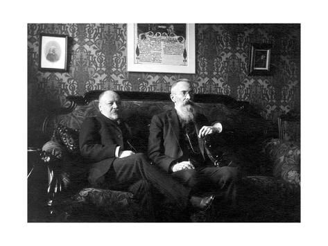 Giclee Print: Composers Nikolai Rimsky-Korsakov and Anatoly Lyadov, C. 1903-1906: 16x12in