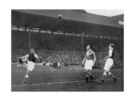 Giclee Print: Acrobatics in a Arsenal V Chelsea Match at Stamford Bridge, London, C1933-C1938 by Sport & General: 16x12in