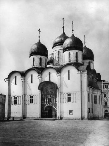 Photographic Print: Cathedral of the Dormition in the Moscow Kremlin, Russia, 1883 by Scherer Nabholz & Co: 24x18in