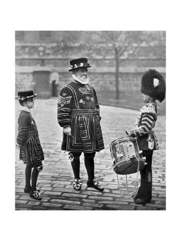 Giclee Print: Sergeant-Major Patrick Penrose, the Yeoman Porter, London, 1896 by Gregory & Co: 16x12in