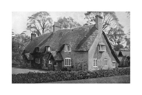 Giclee Print: The Old Cottage, Canford, Dorset, 1924-1926: 18x12in