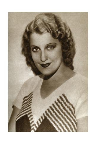 Giclee Print: Jeanette Macdonald, American Actress, 1933: 18x12in