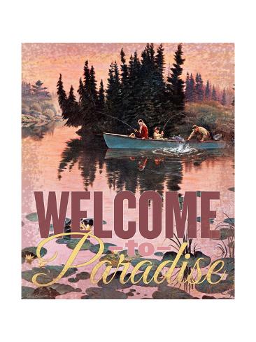 Giclee Print: Welcome to Paradise 1: 24x18in