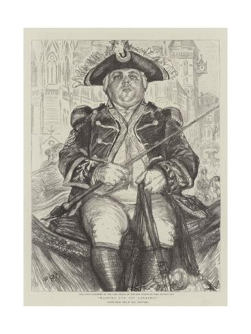 Giclee Print: Waiting for His Lordship by Charles Paul Renouard: 24x18in