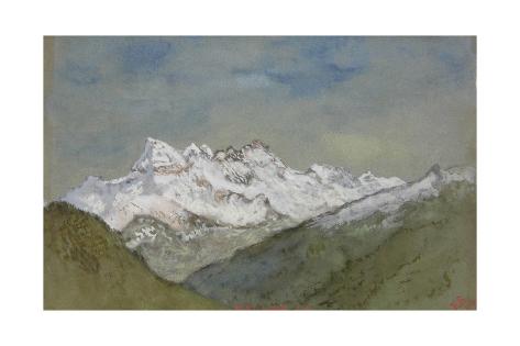 Giclee Print: Dents Du Midi, 1882 by Felix Hilaire Buhot: 24x16in