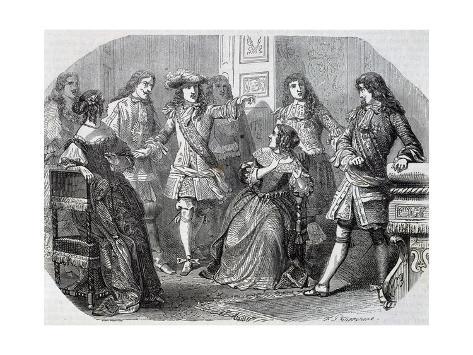 Giclee Print: Arrest of Nicolas Fouquet Superintendent of Finance by Felix Philippoteaux: 24x18in