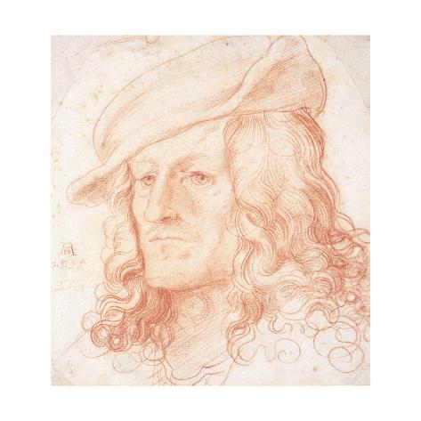 Giclee Print: Portrait of a Man, Bust-Length, Wearing a Hat by Hans Leonard Schaufelein: 16x16in