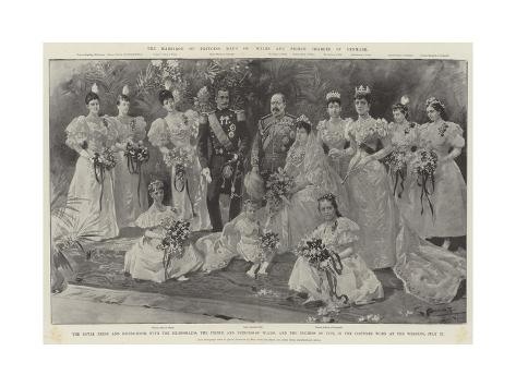 Giclee Print: The Marriage of Princess Maud of Wales and Prince Charles of Denmark by G.S. Amato: 24x18in