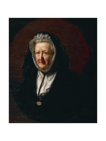 Giclee Print: Portrait of Mary Delany, Born Granville (1700-1788) by John Opie: 24x18in