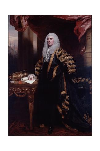 Giclee Print: Henry Addington, 1st Viscount Sidmouth, 1797-98 by John Singleton Copley: 24x16in