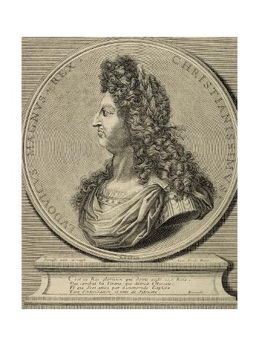 Giclee Print: Louis XIV (1638-1715), King of France by Simon Thomassin: 24x18in