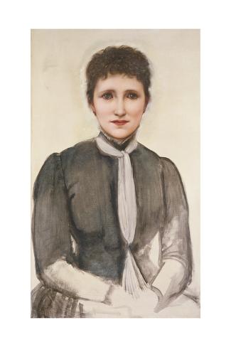 Giclee Print: Portrait of Helen Mary Gaskell, 1893 by Edward Burne-Jones: 24x16in