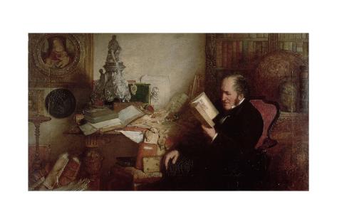 Giclee Print: David Laing, Antiquary, 1862 by William Fettes Douglas: 24x16in