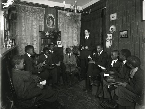 Photographic Print: Evangelist Committee Lesson at Mrs. Bostick'S by William Davis Hassler: 24x18in