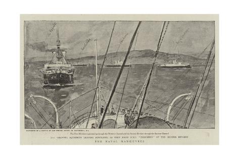 Giclee Print: The Naval Manoeuvres by William Hatherell: 24x16in