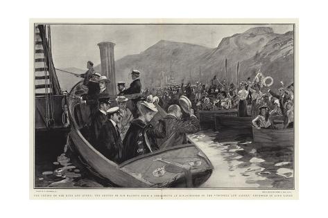 Giclee Print: The Cruise of the King and Queen by William Hatherell: 24x16in