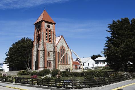 Photographic Print: Christ Church Cathedral (1892) and Whalebone Arch (1933) : 24x16in