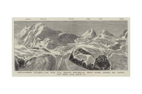 Giclee Print: Mountaineering Accidents: 24x16in