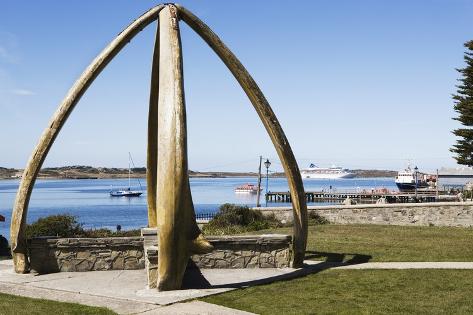 Photographic Print: Whalebone Arch (1933) and Port: 24x16in