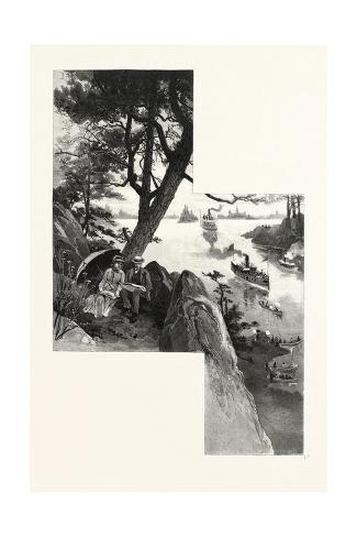 Giclee Print: Eastern Ontario, Among the Thousand Islands, Canada, Nineteenth Century: 24x16in