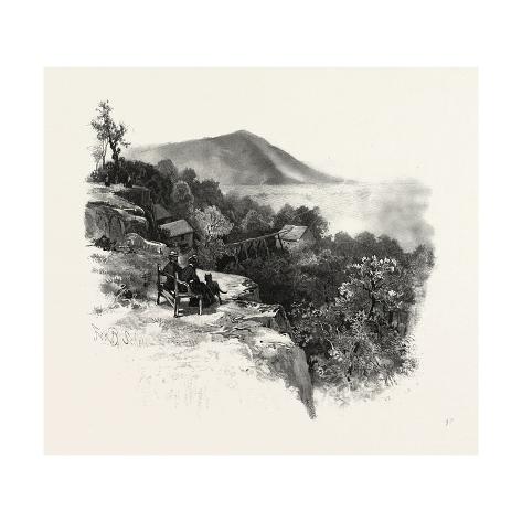 Giclee Print: Rougemont and Valley, South Eastern Quebec, Canada, Nineteenth Century: 16x16in