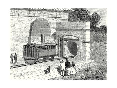 Giclee Print: Entrance of the Atmospheric London to Sydenham Railway Established in 1865: 24x18in