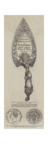 Giclee Print: Trowel Used by the Prince of Wales in the Completion of Victoria Bridge: 42x14in