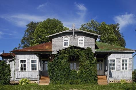 Giclee Print: House of Composer Nikolai Rimsky-Korsakov (1844-1908), Ljubensk, Near Pskov, Russia: 24x16in