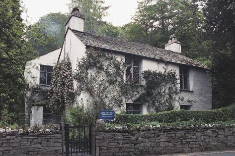 Giclee Print: Dove Cottage, Home of Poet William Wordsworth (1770-1850), Grasmere, England, United Kingdom: 24x16in