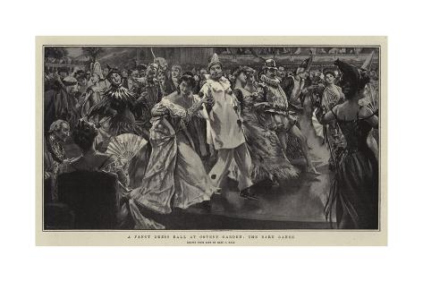 Giclee Print: A Fancy Dress Ball at Covent Garden, the Barn Dance: 24x16in