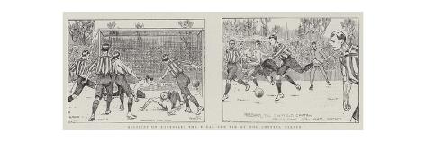 Giclee Print: Association Football, the Final Cup Tie at the Crystal Palace: 42x14in