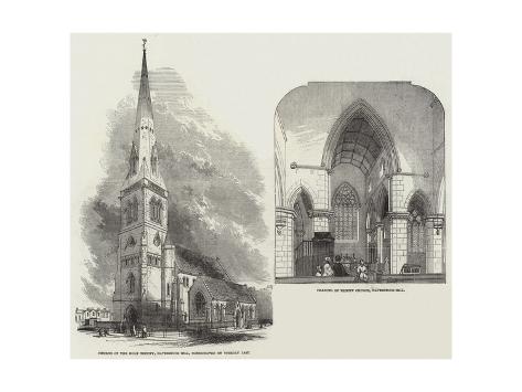 Giclee Print: Church of the Holy Trinity, Hartland Road, Haverstock-Hill: 24x18in