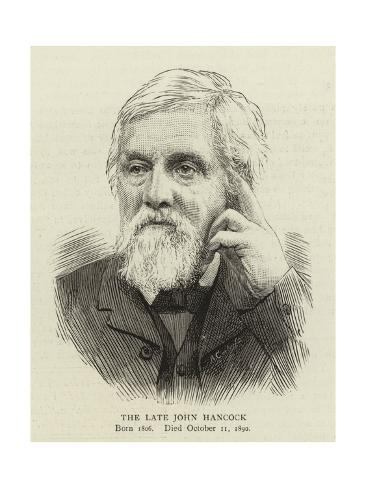 Giclee Print: The Late John Hancock: 24x18in
