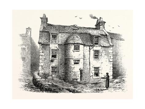 Giclee Print: Edinburgh: the House Where David Roberts Was Born: 24x18in